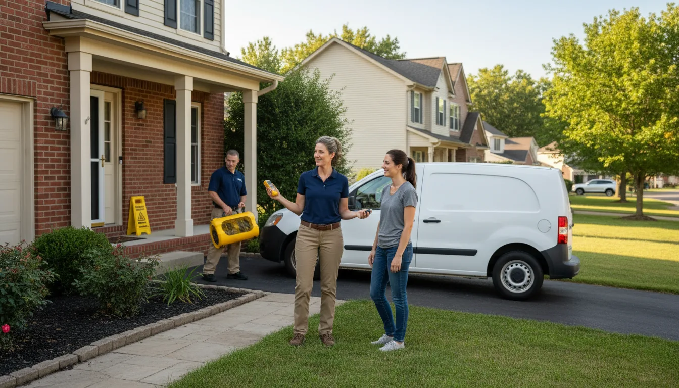 Residential water damage restoration in Jasper, TX